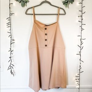 Tan Boohoo Dress NWT